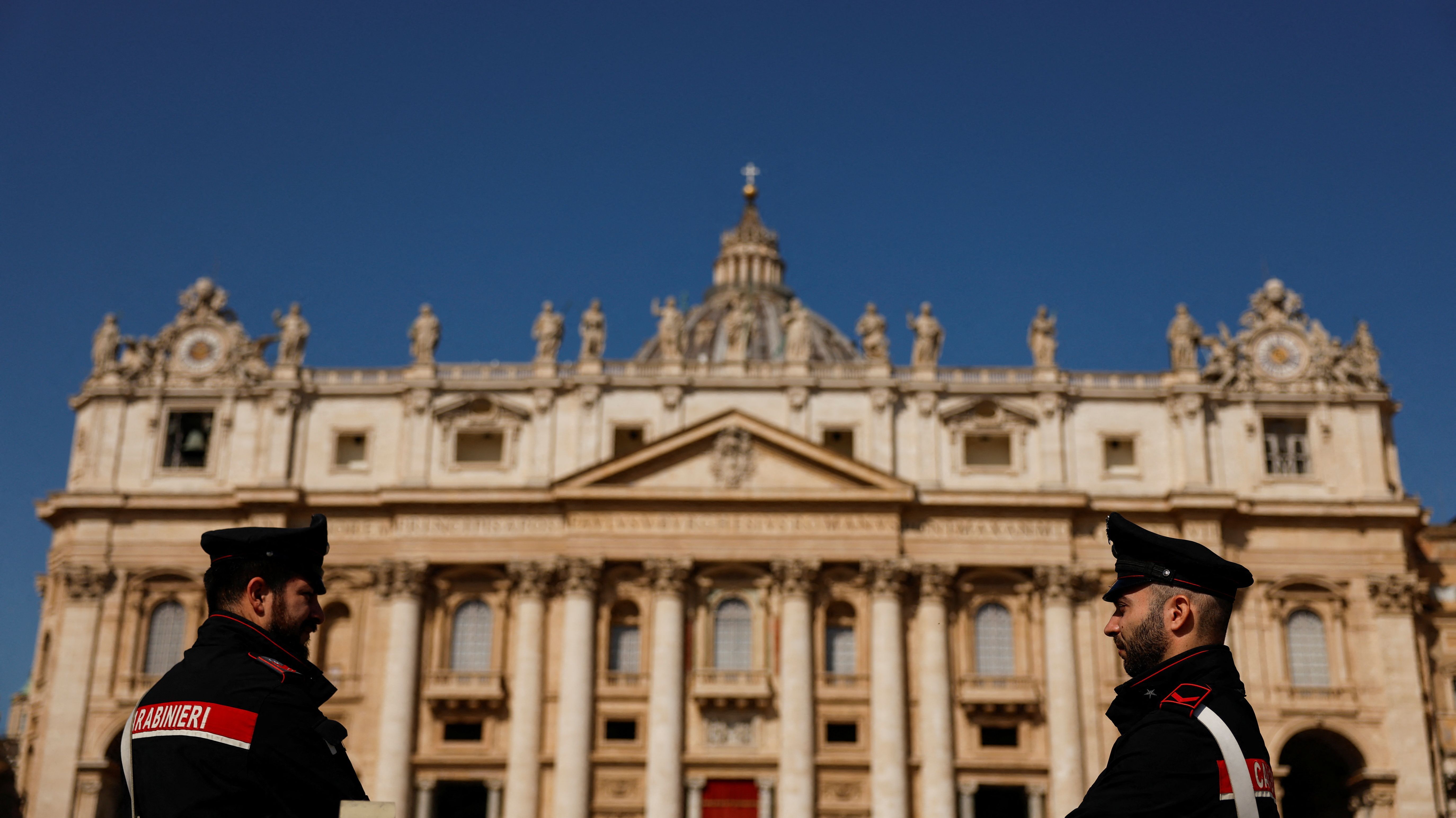 Máxima seguridad en Roma y el Vaticano por los funerales del papa Francisco