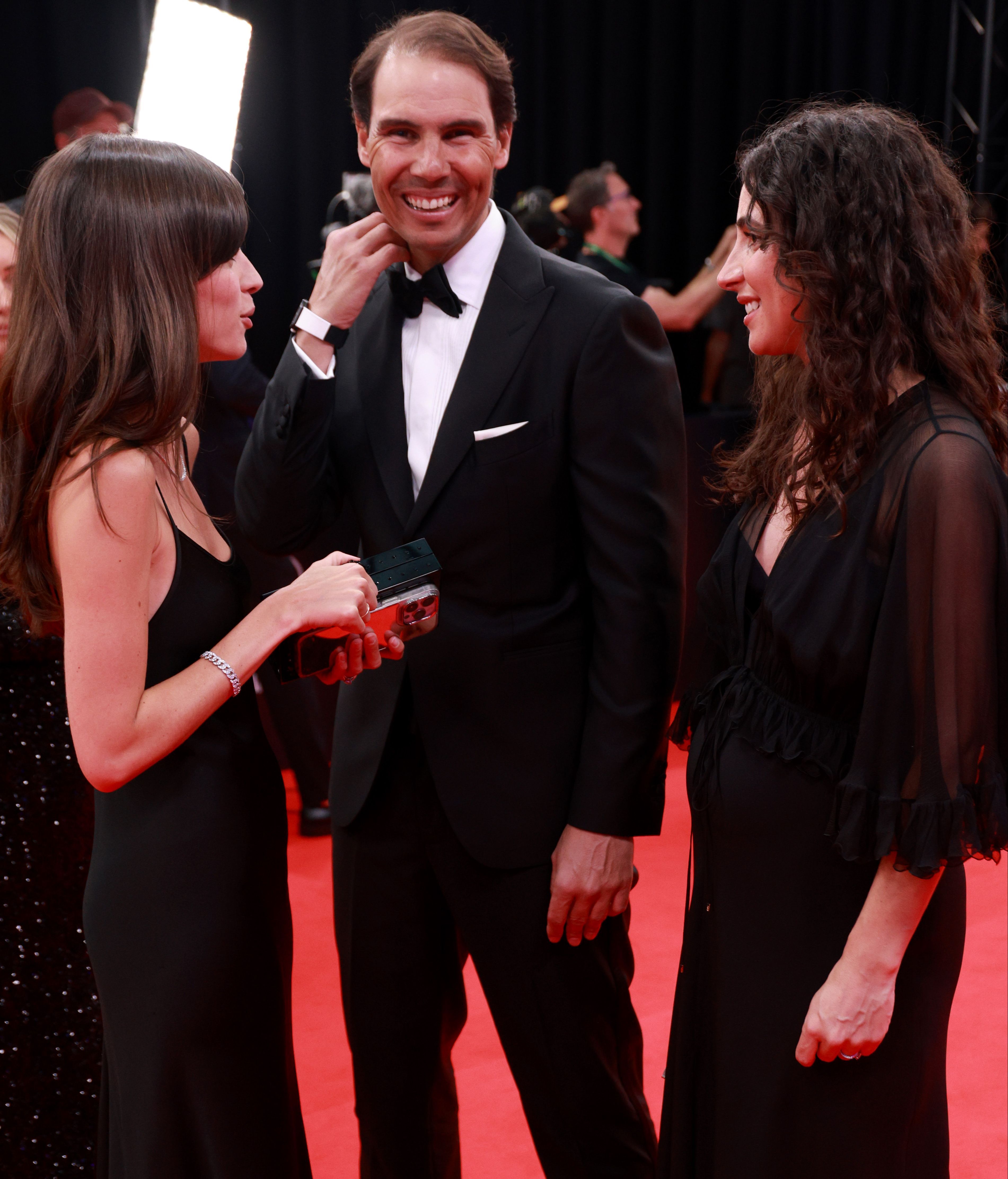 Rafa Nadal y Mery Perelló embarazada, en los Premios Laureus 2025