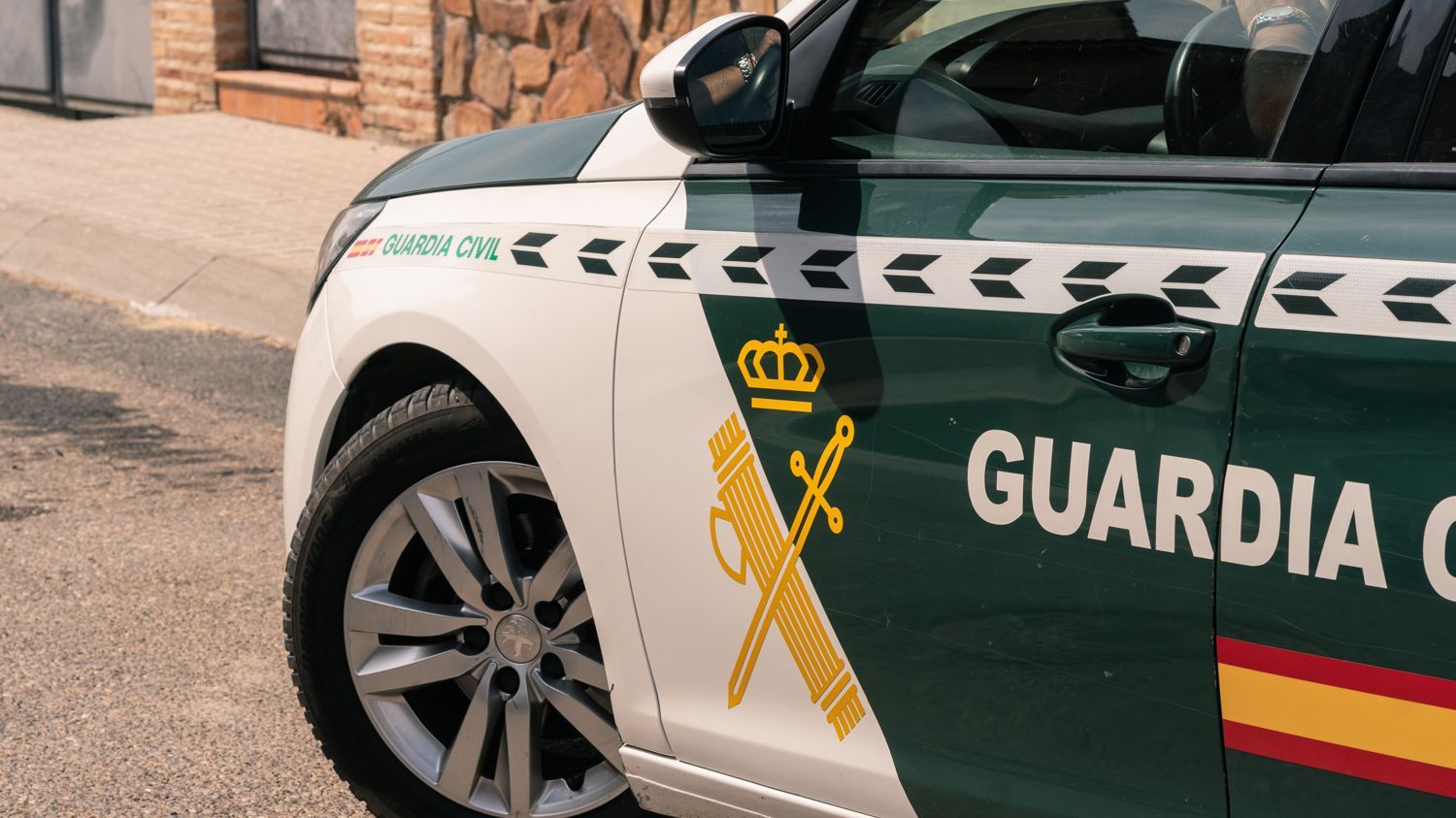 Un coche de la Guardia Civil