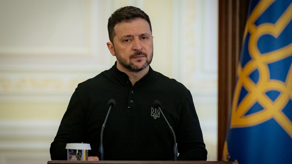 Volodomir Zelenski, presidente de Ucrania