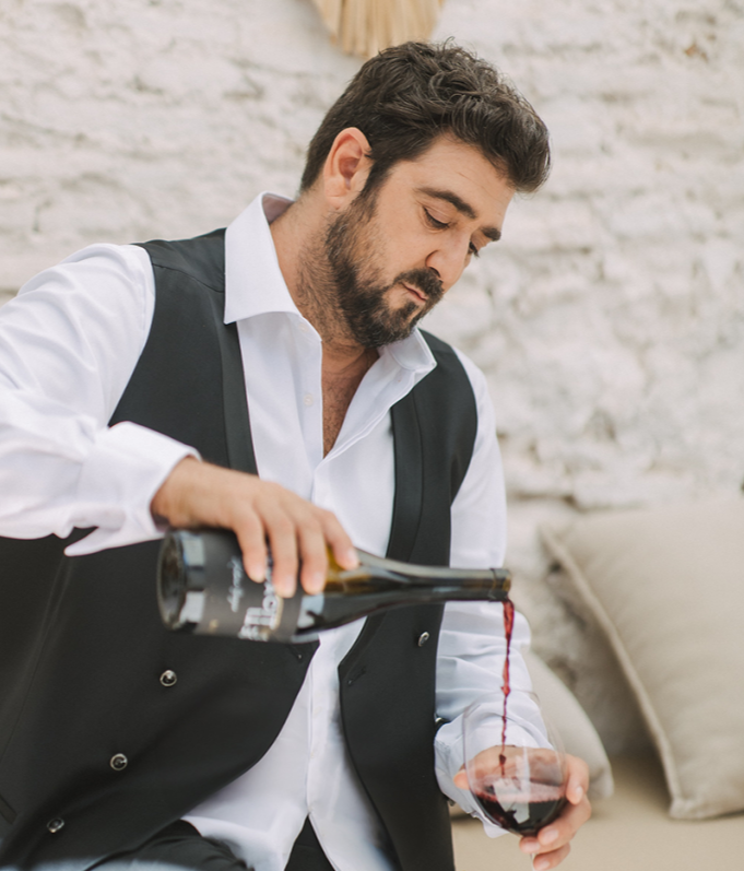 Antonio Orozco y su propio vino