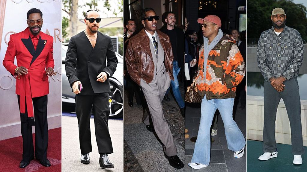 Colman Domingo, Lewis Hamilton, Asap Rocky, Pharrel Williams y LeBron James