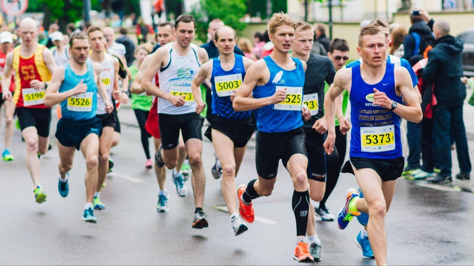Corredores de un maratón