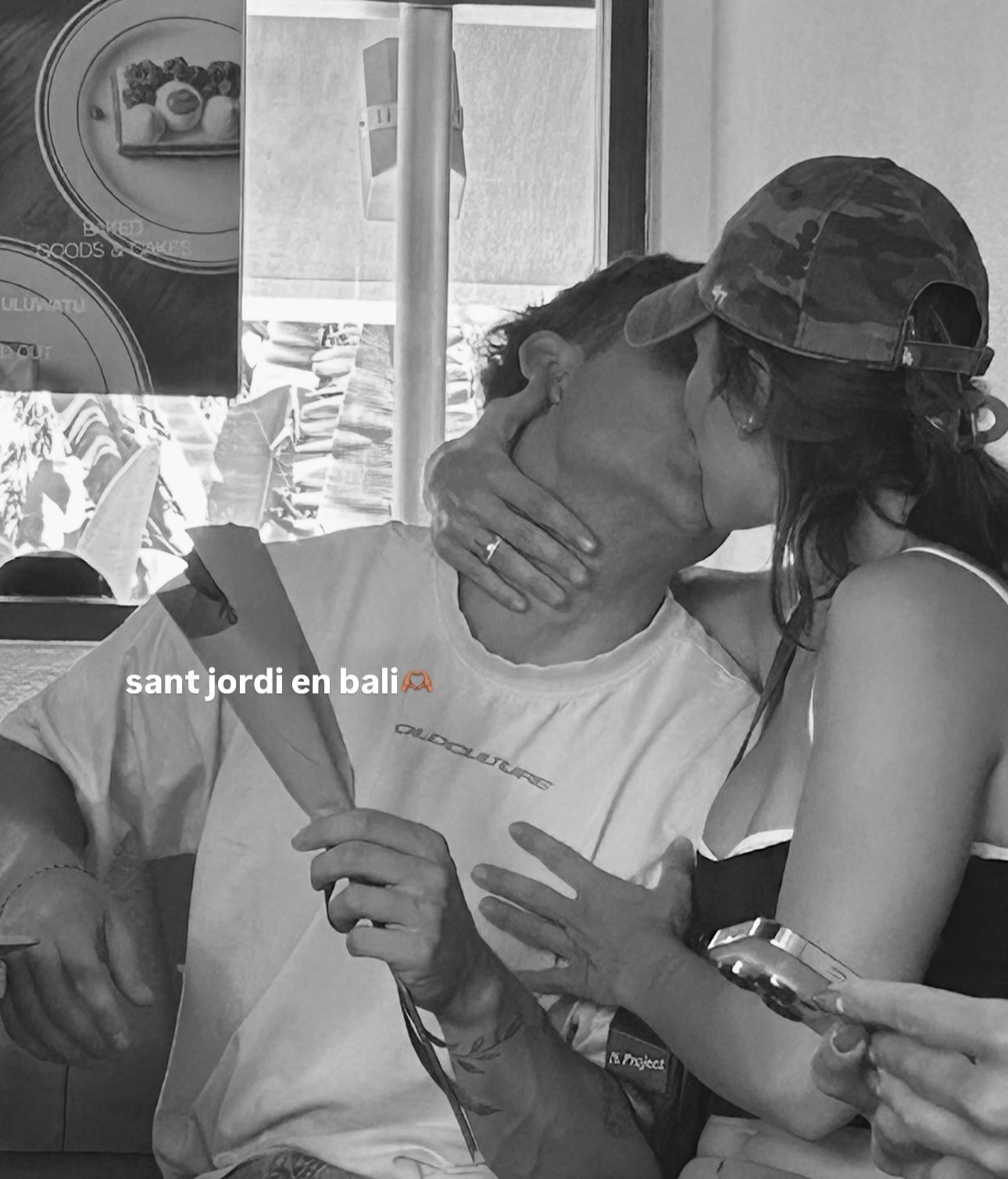 Paula Gonu y su novio