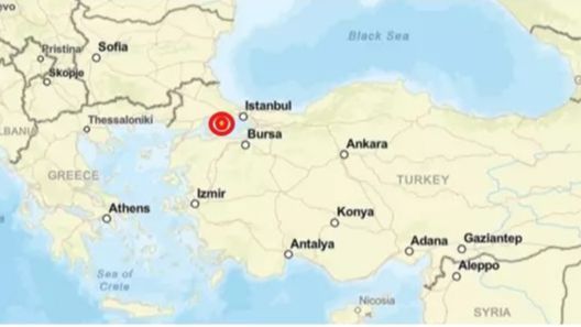 Terremoto de magnitud 6,2 en la escala abierta de Richter en el mar de Marmara, frente a Estambul