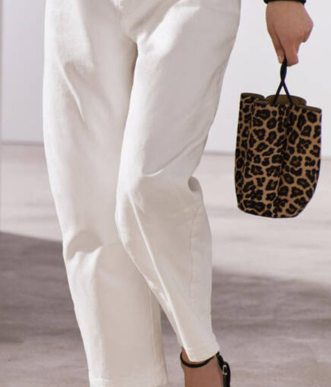Bolso con estampado de leopardo