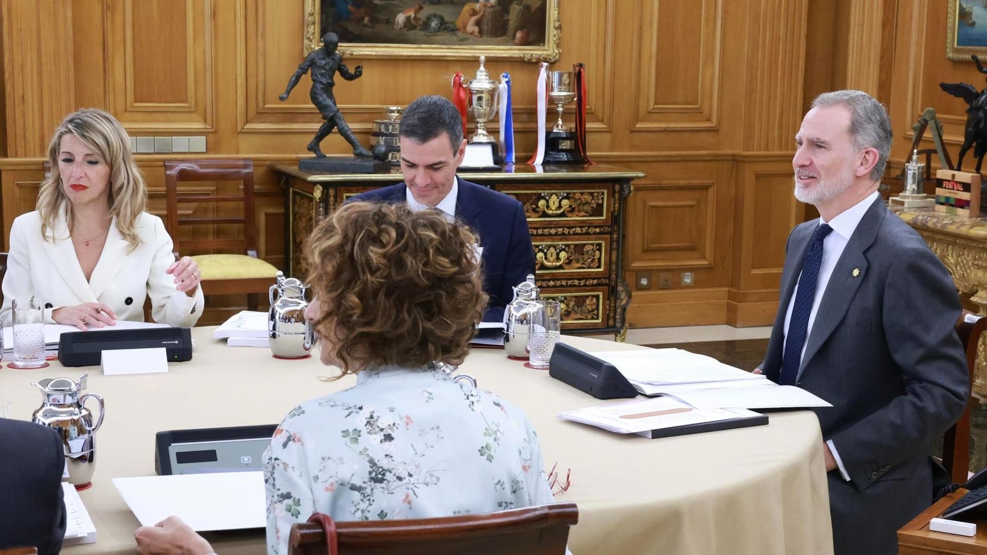 El rey Felipe VI preside la reunión del Consejo de Seguridad Nacional