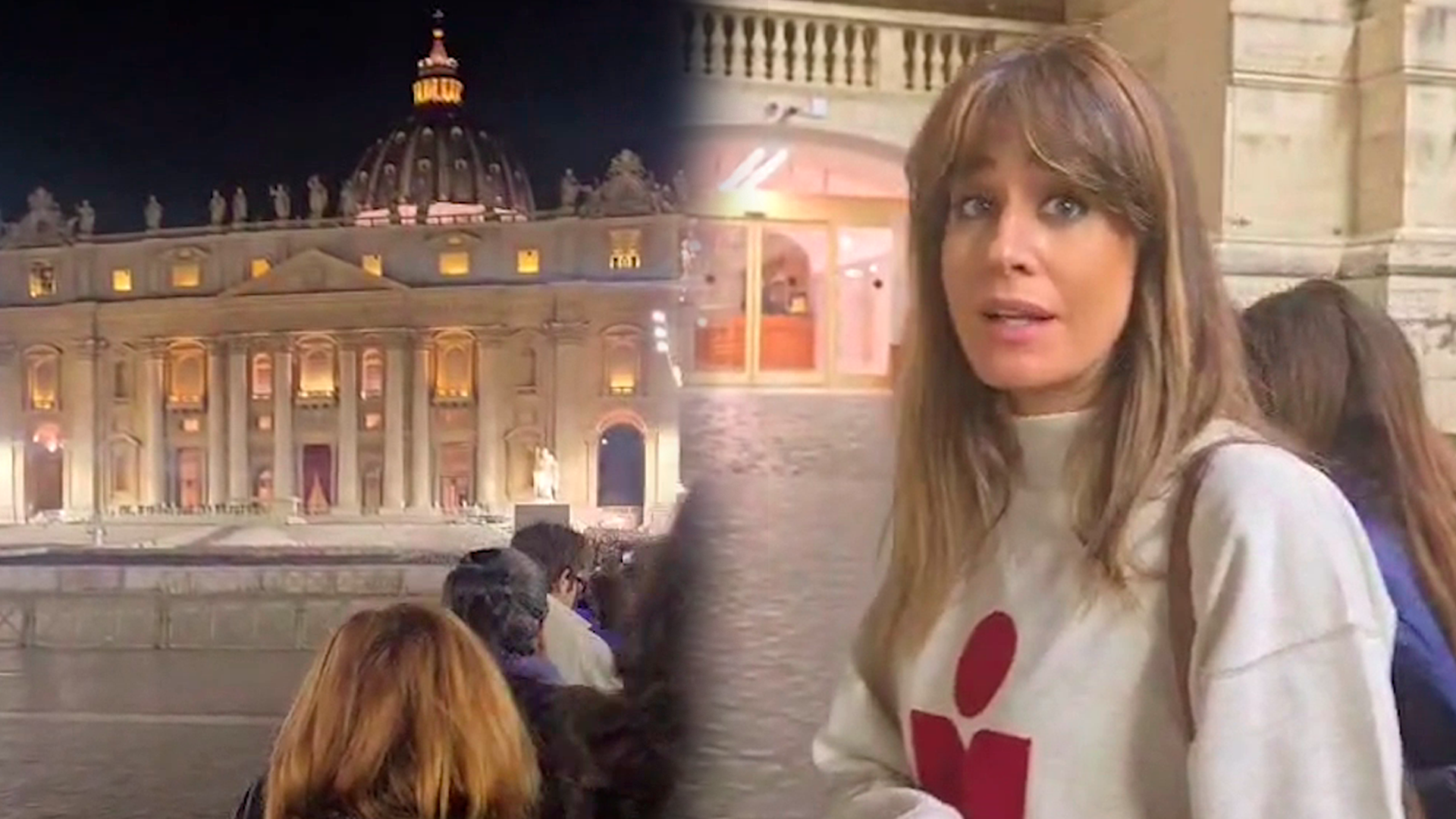 Isabel Jiménez se despide del papa