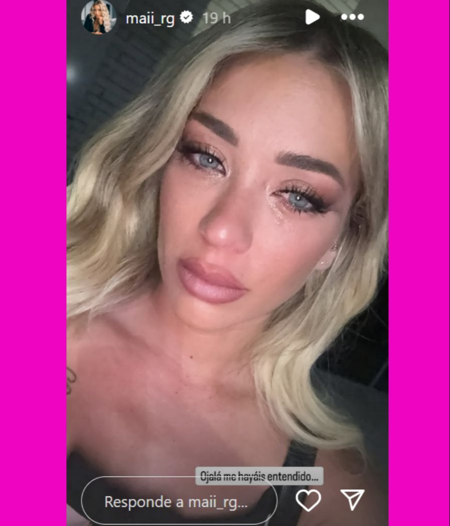 Mayka Rivera llora tras su bronca con Lucía Sánchez