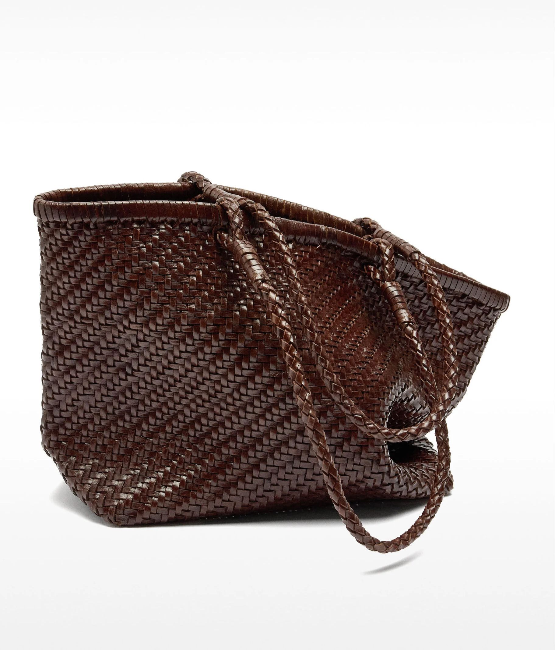 Bolso trenzado de piel de Parfois
