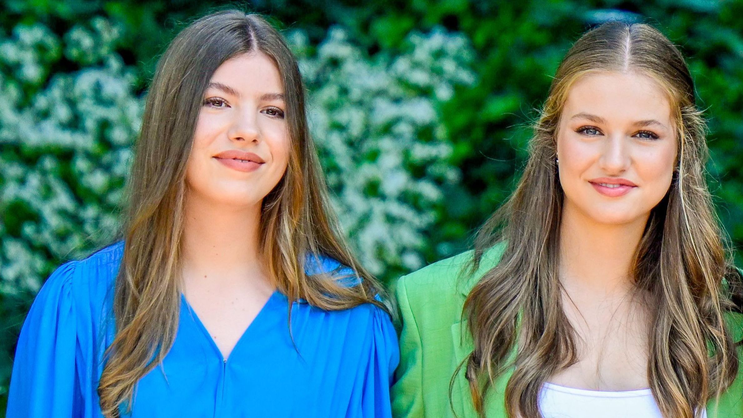 La infanta Sofía y la princesa Leonor en 2024.