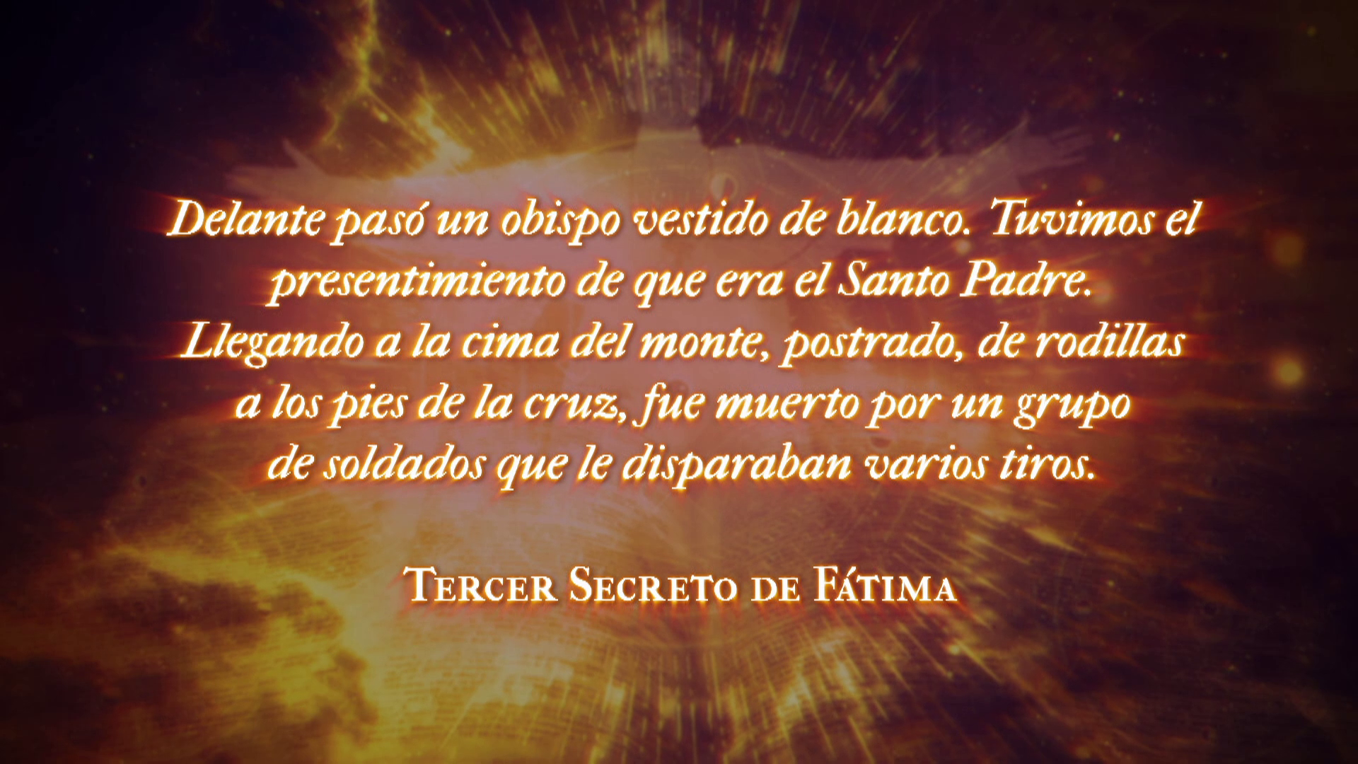 El tercer secreto de Fátima
