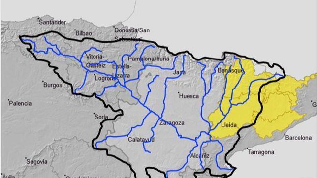 Avisos en Lleida y en el noroeste de la cuenca del Ebro por posibles crecidas repentinas
