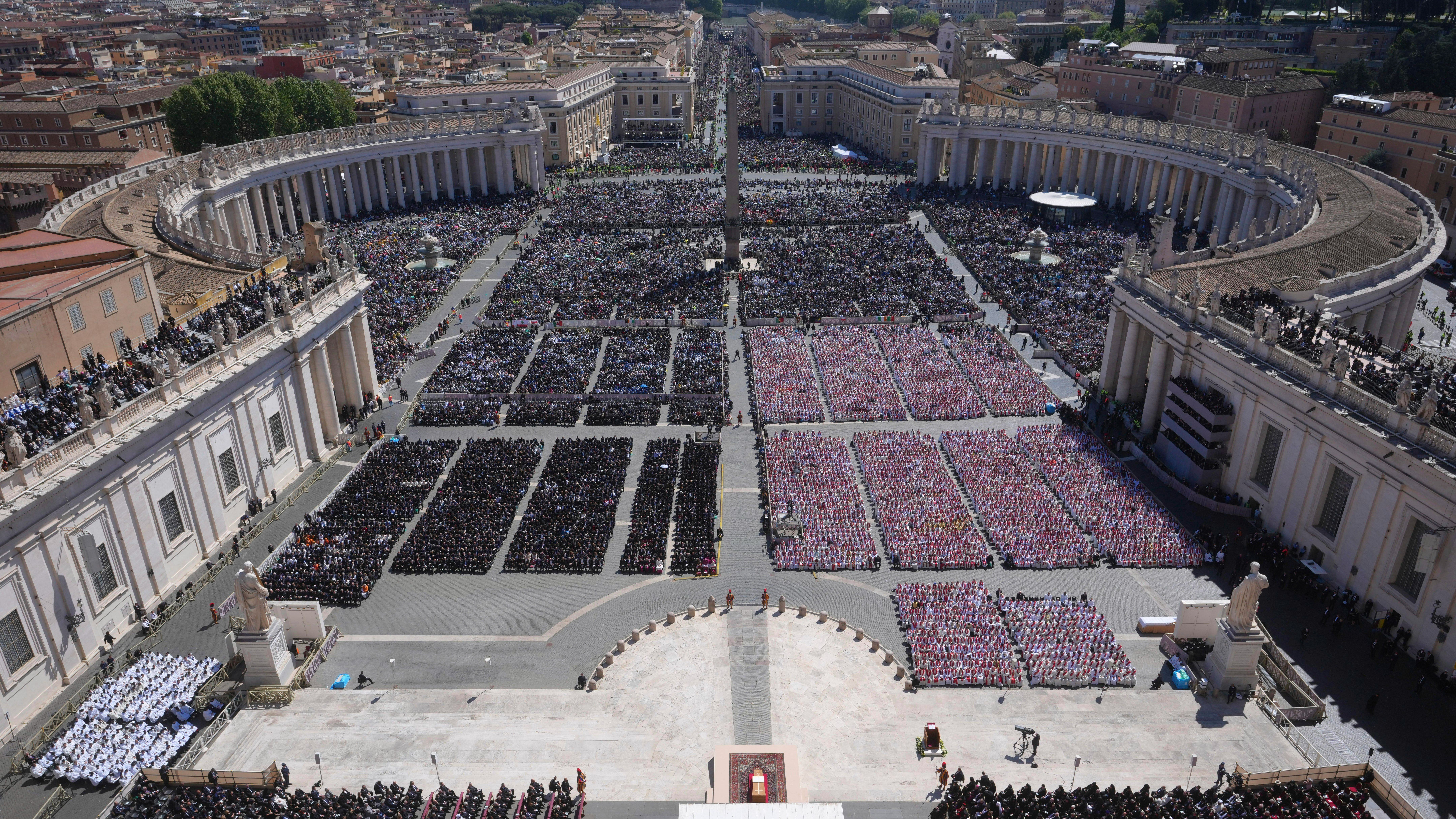 Las imágenes del funeral del papa Francisco