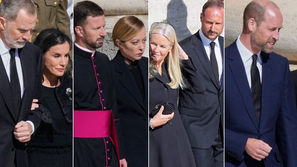 Los invitados al funeral del papa