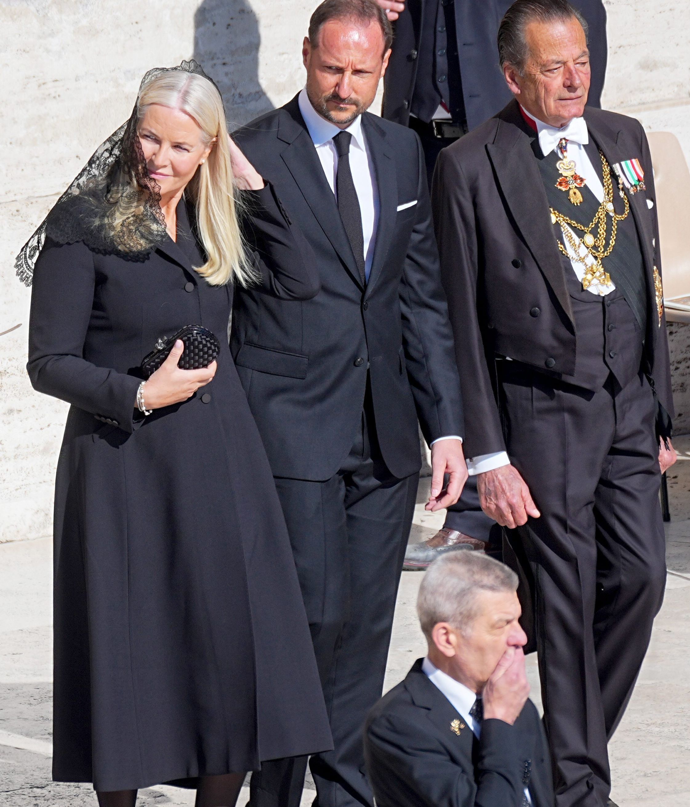 Los príncipes Haakon de Noruega y Mette-Marit