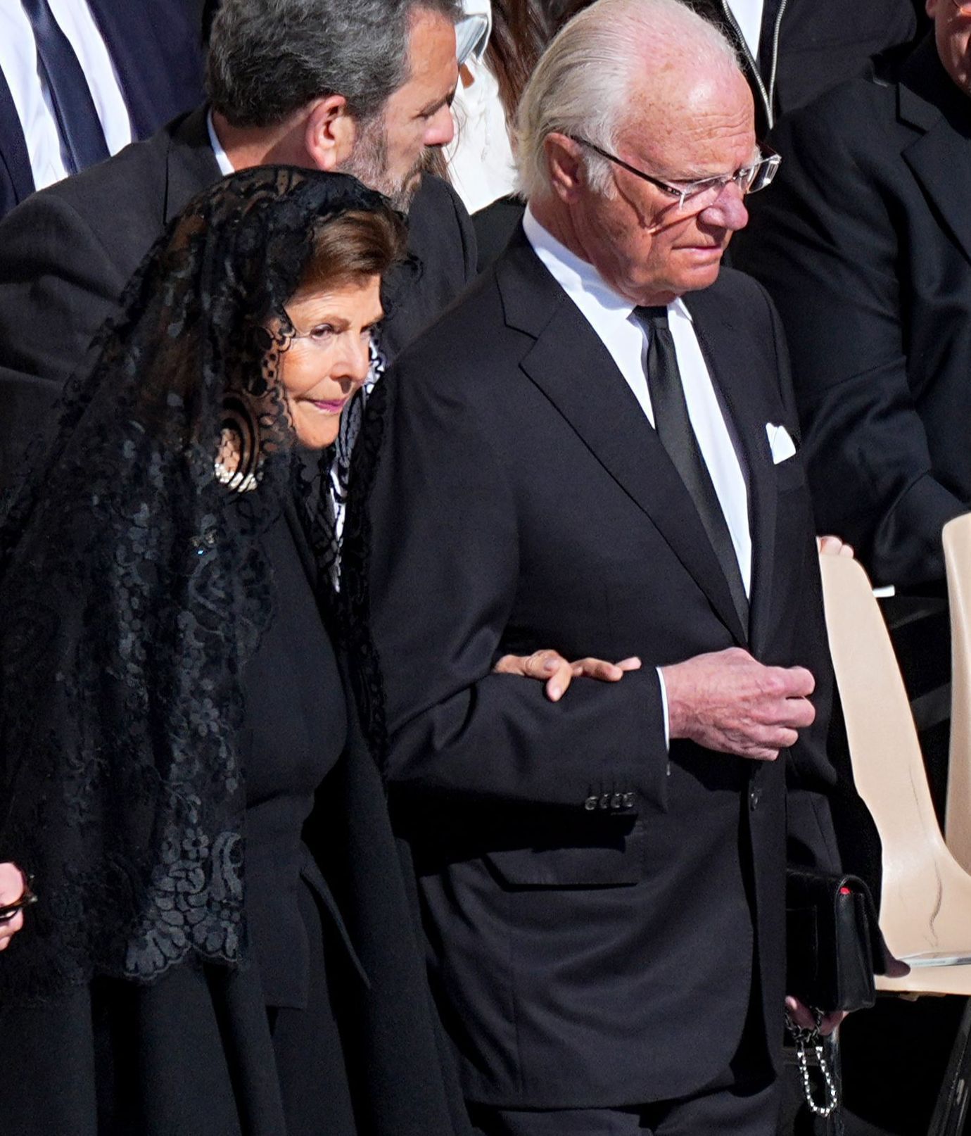 Los reyes Silvia y Gustavo de Suecia