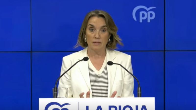 Cuca Gamarra anuncia que el PP denunciará al Tribunal de Cuentas la rescisión del contrato de munición con Israel