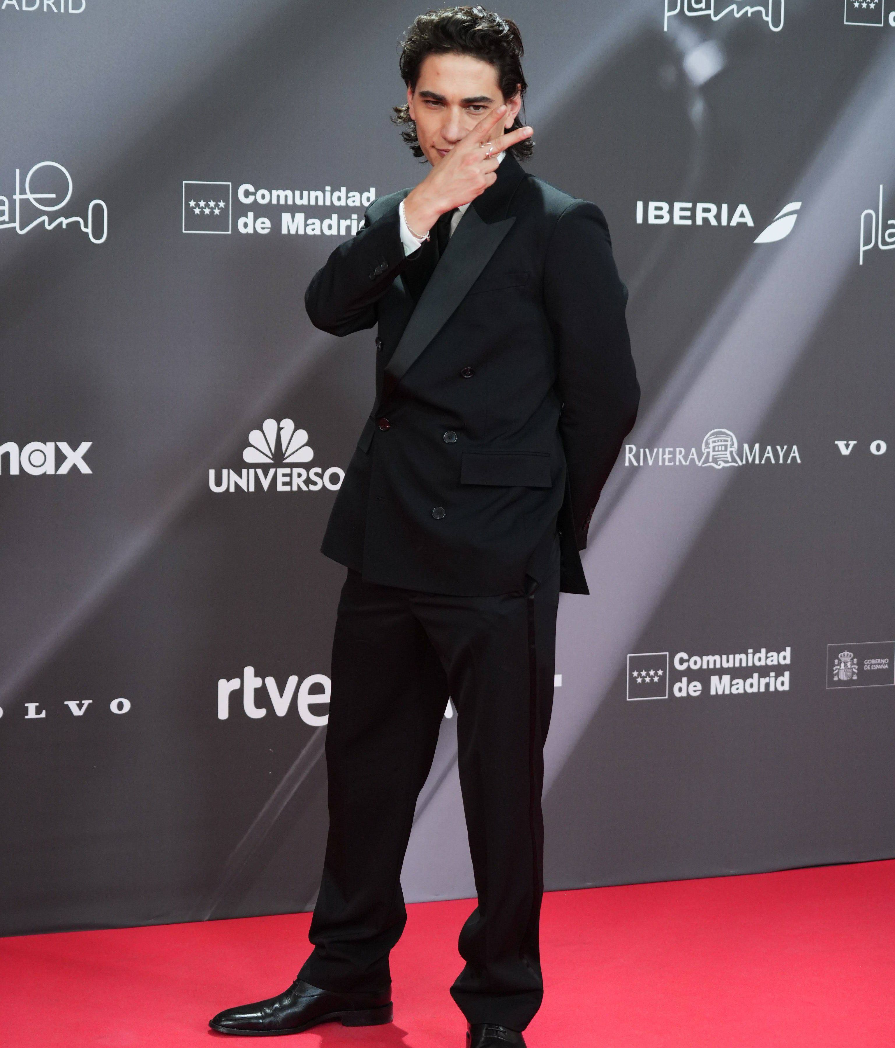 Enzo Vogrincic en los Premios Platino 2025