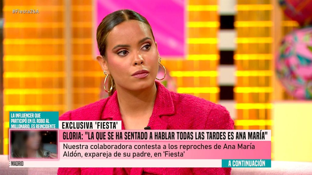 Gloria Camila contesta tajante a los reproches de Ana María Aldón Fiesta 2025 Programa 293