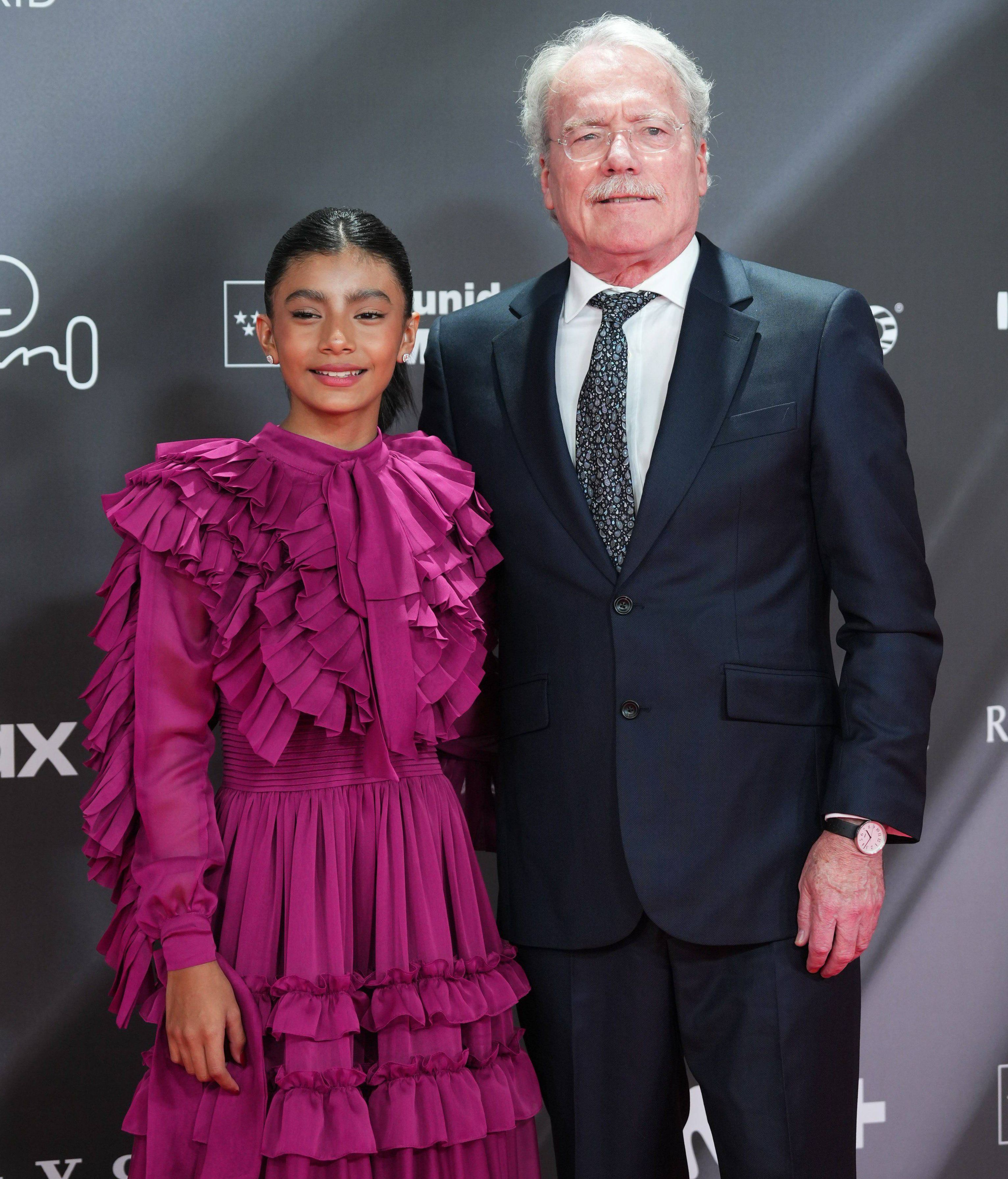 Frida Sofía Cruz y Alberto Barrera en los Premios Platino 2025