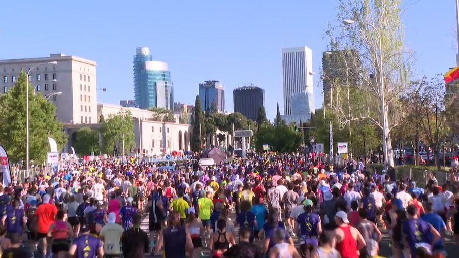 Madrid acoge una maratón a ritmo de rock and roll, con 45.000 atletas de más de 100 países