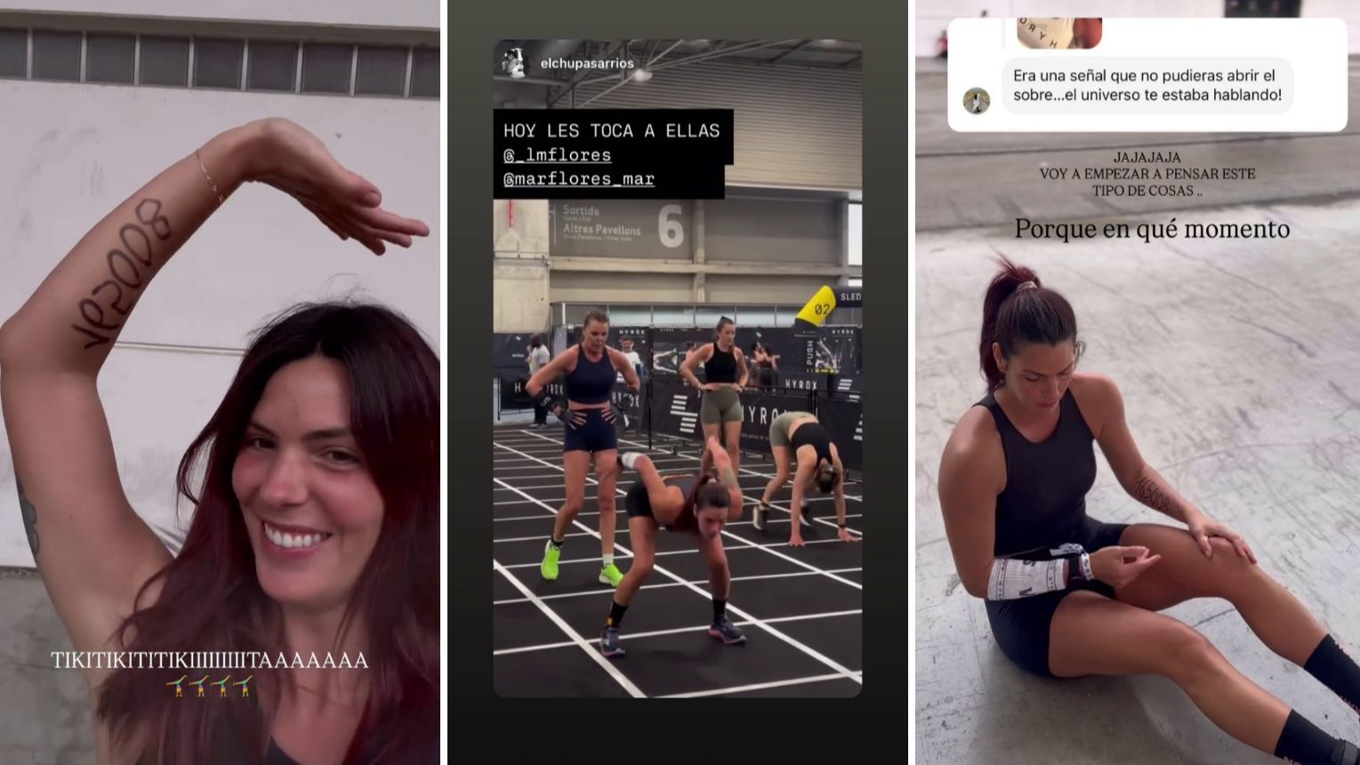 Así han competido Laura Matamoros y su tía Mar Flores en su primera hyrox juntas