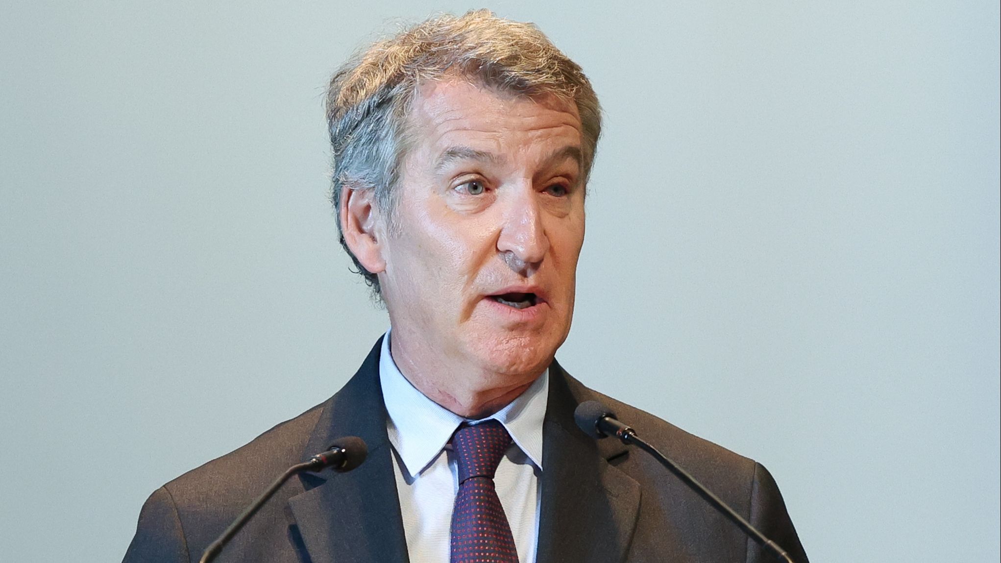 El presidente del PP, Alberto Núñez Feijóo