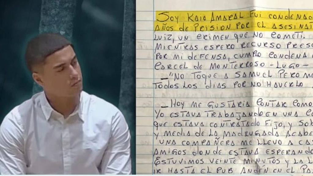La carta de uno de los asesinos de Samuel Luiz: "Estoy condenado a 20 años por un crimen que no cometí"