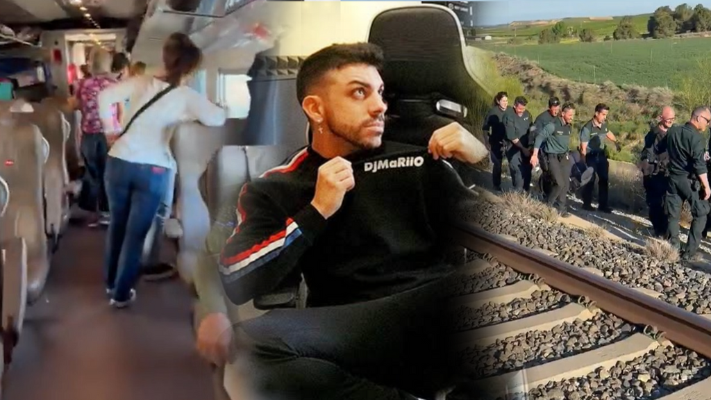 La desesperación de Dj Mariio en un tren durante el apagón: seis horas encerrado, evacuados