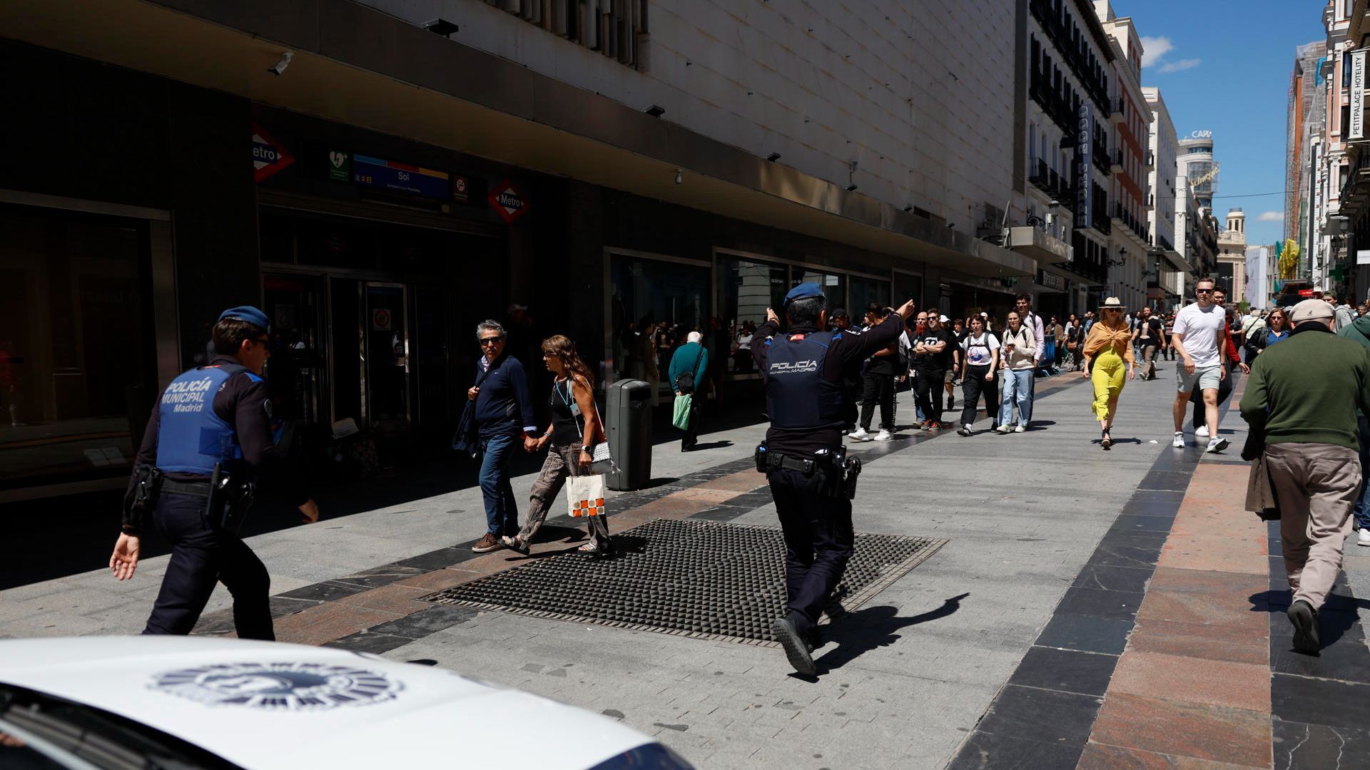 La Policía Municipal vigila las calles de Madrid