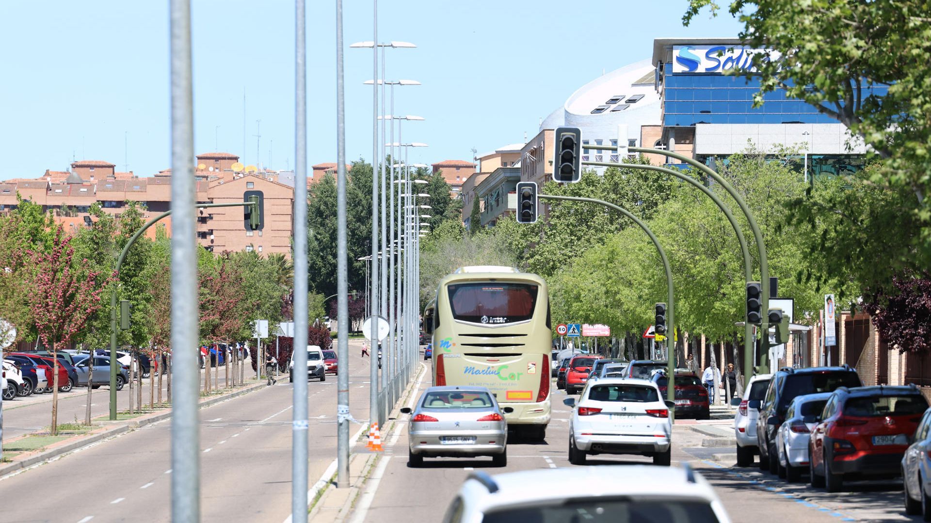 Semáforos apagados en Toledo