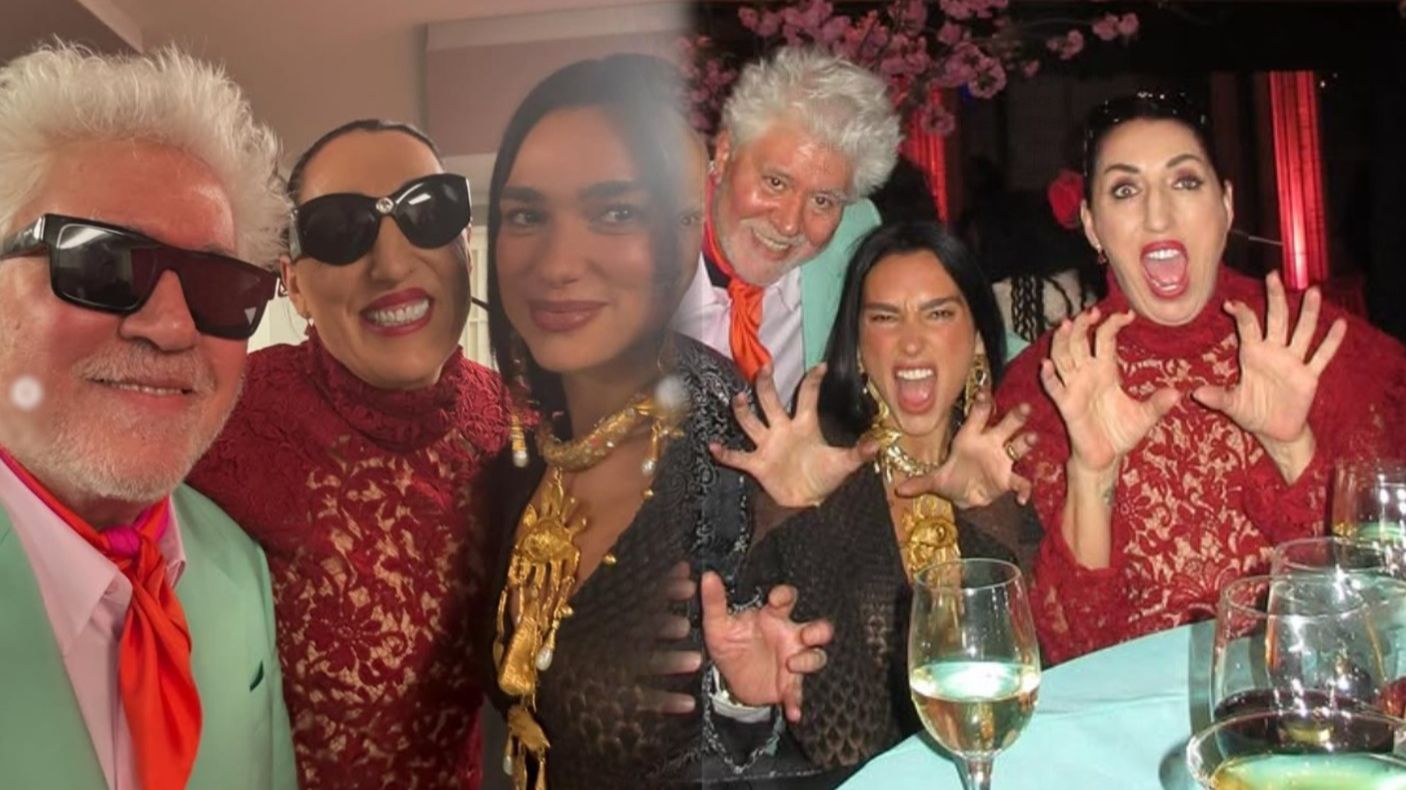 Dua Lipa y la fiesta con Almodóvar