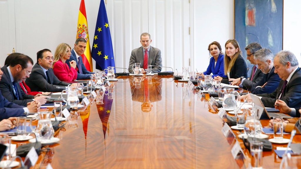 El rey preside la reunión del Consejo de Seguridad Nacional tras el apagón eléctrico