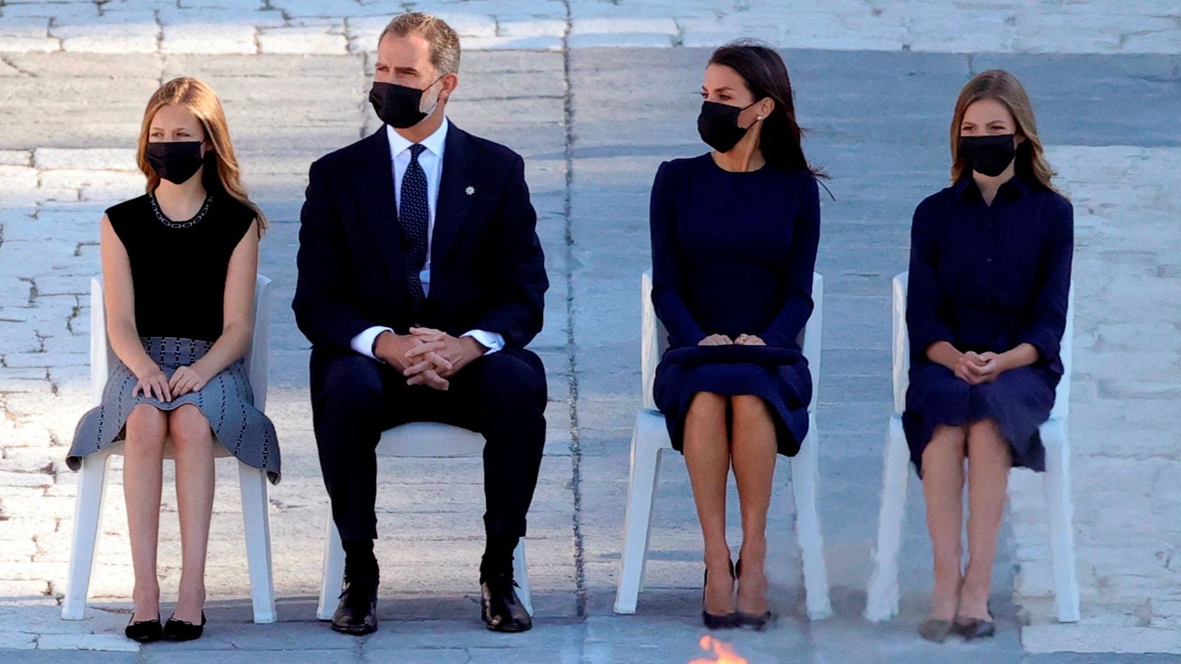 Homenaje a las víctimas del coronavirus.