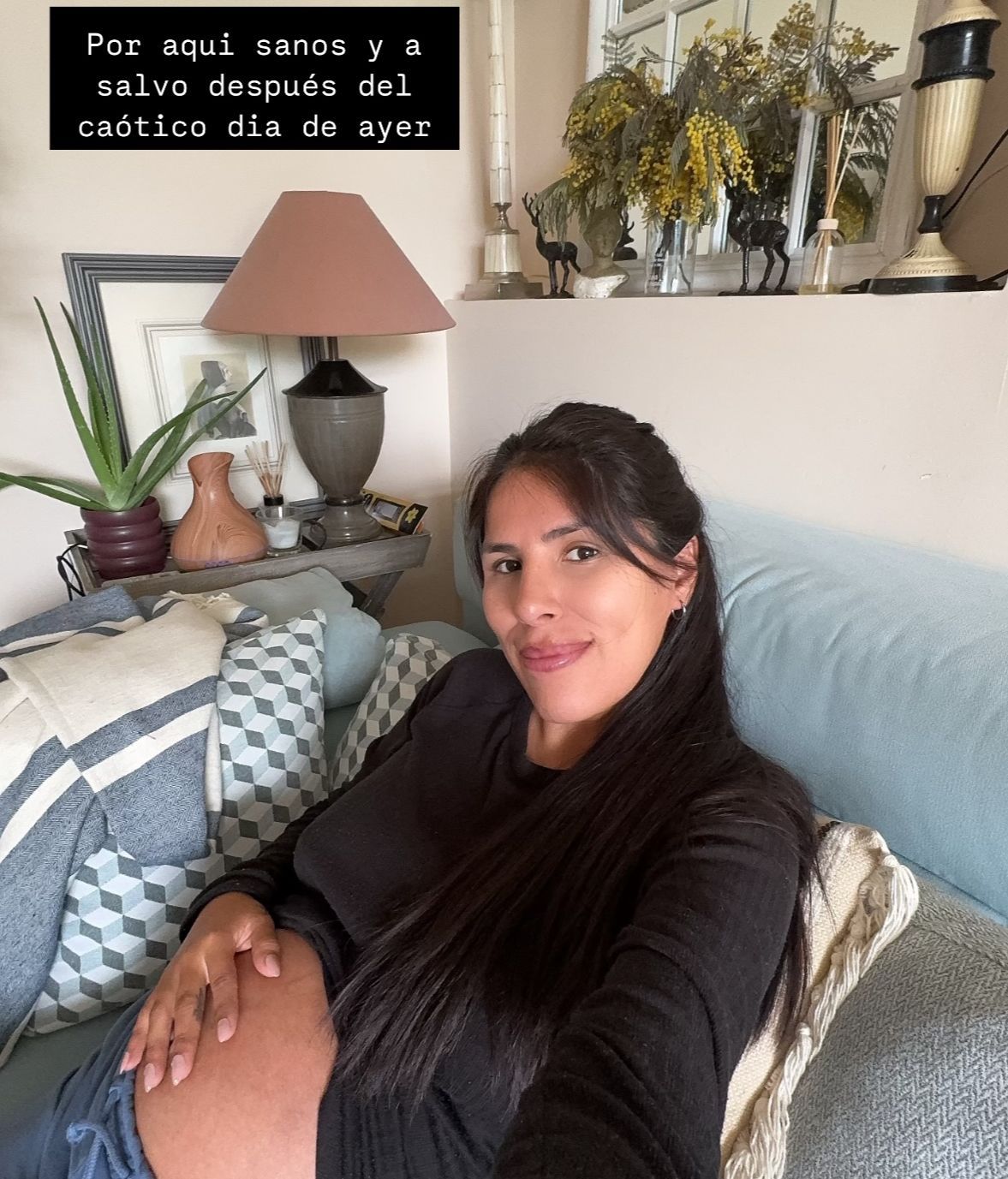 Isa Pantoja en sus stories de Instagram