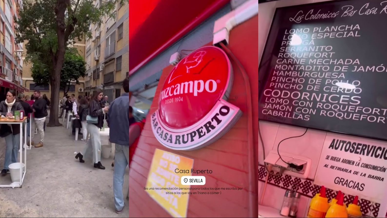 La carta de Casa Ruperto es reducida, no tiene sillas para sentarse y no aceptan pago con tarjeta