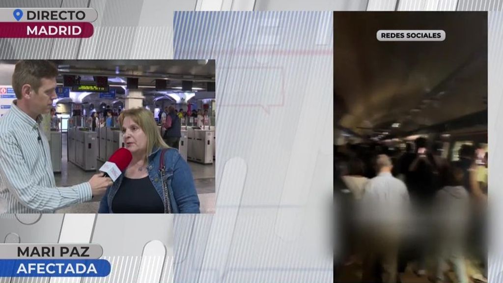 La dura vivencia de Rosa durante el gran apagón: "Vi como un chico con cáncer no pudo subir a un autobús"