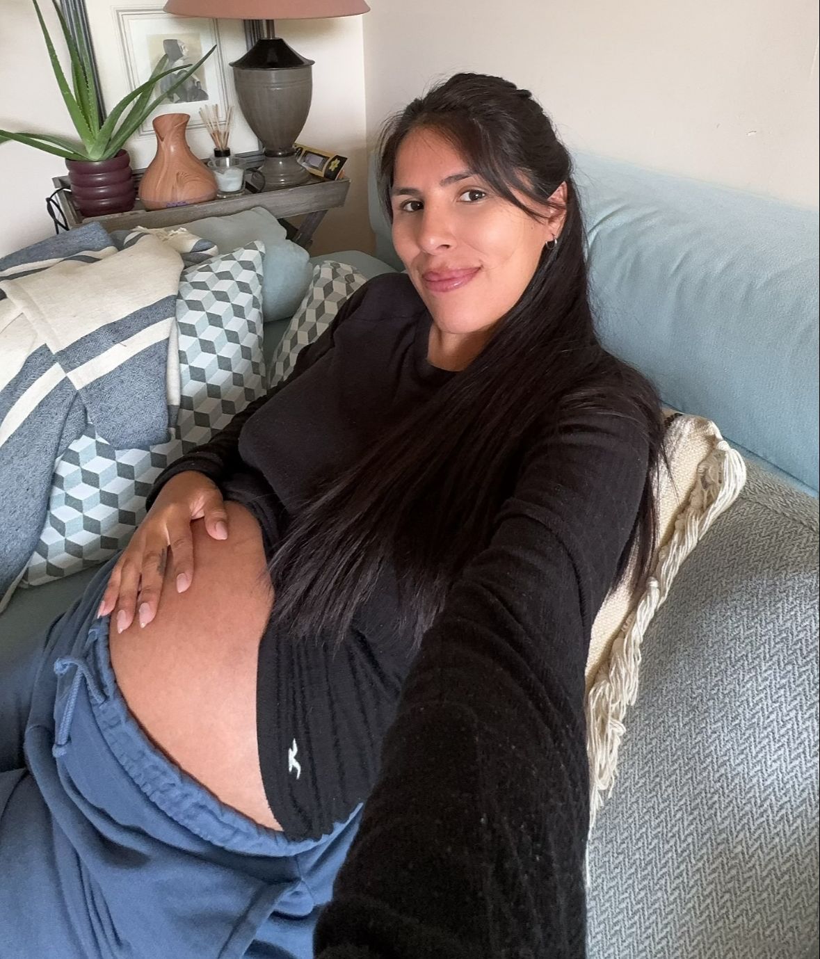 La foto de Isa Pantoja, embarazada de 8 meses