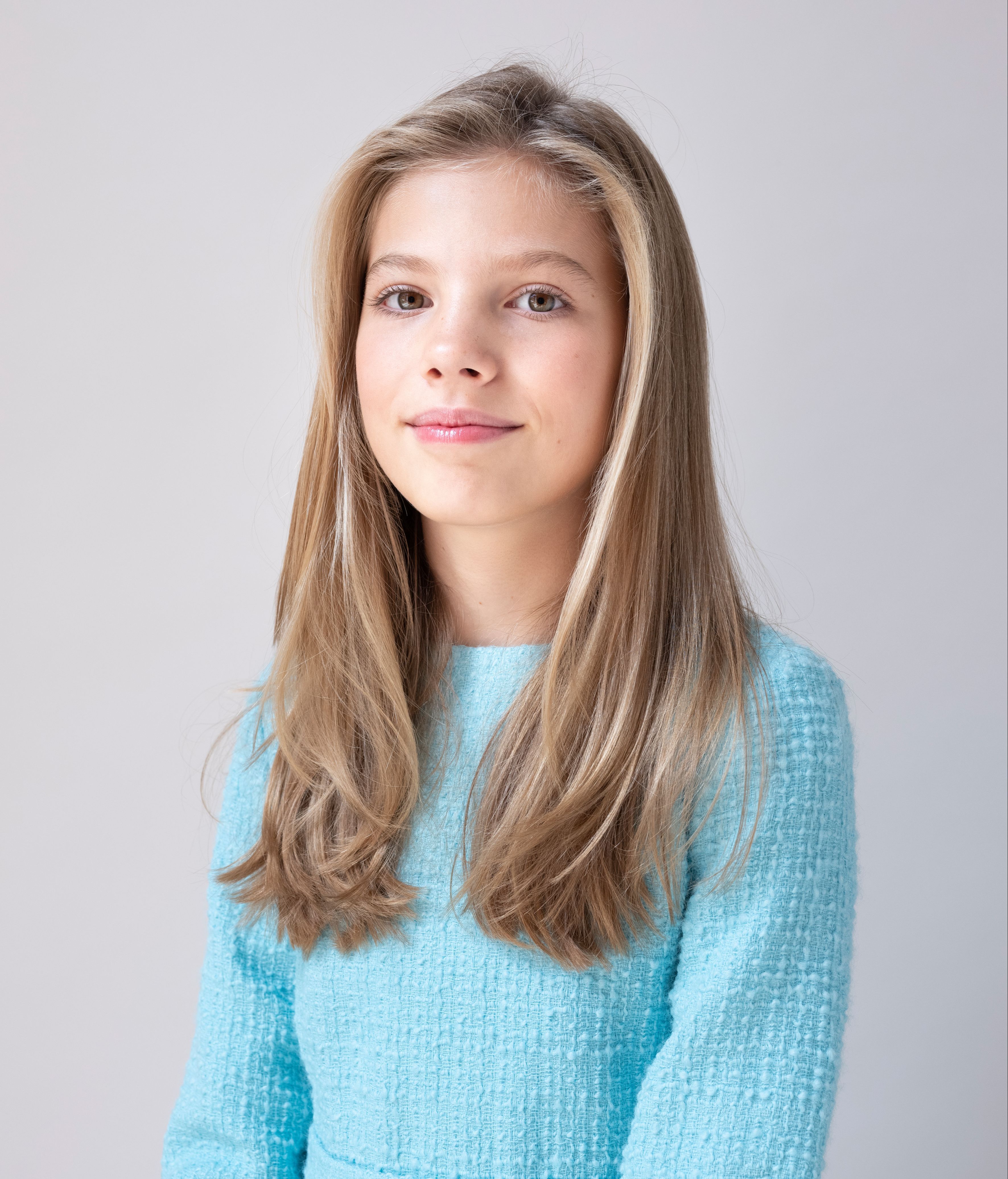 La infanta Sofía en su nuevo retrato de 2020.