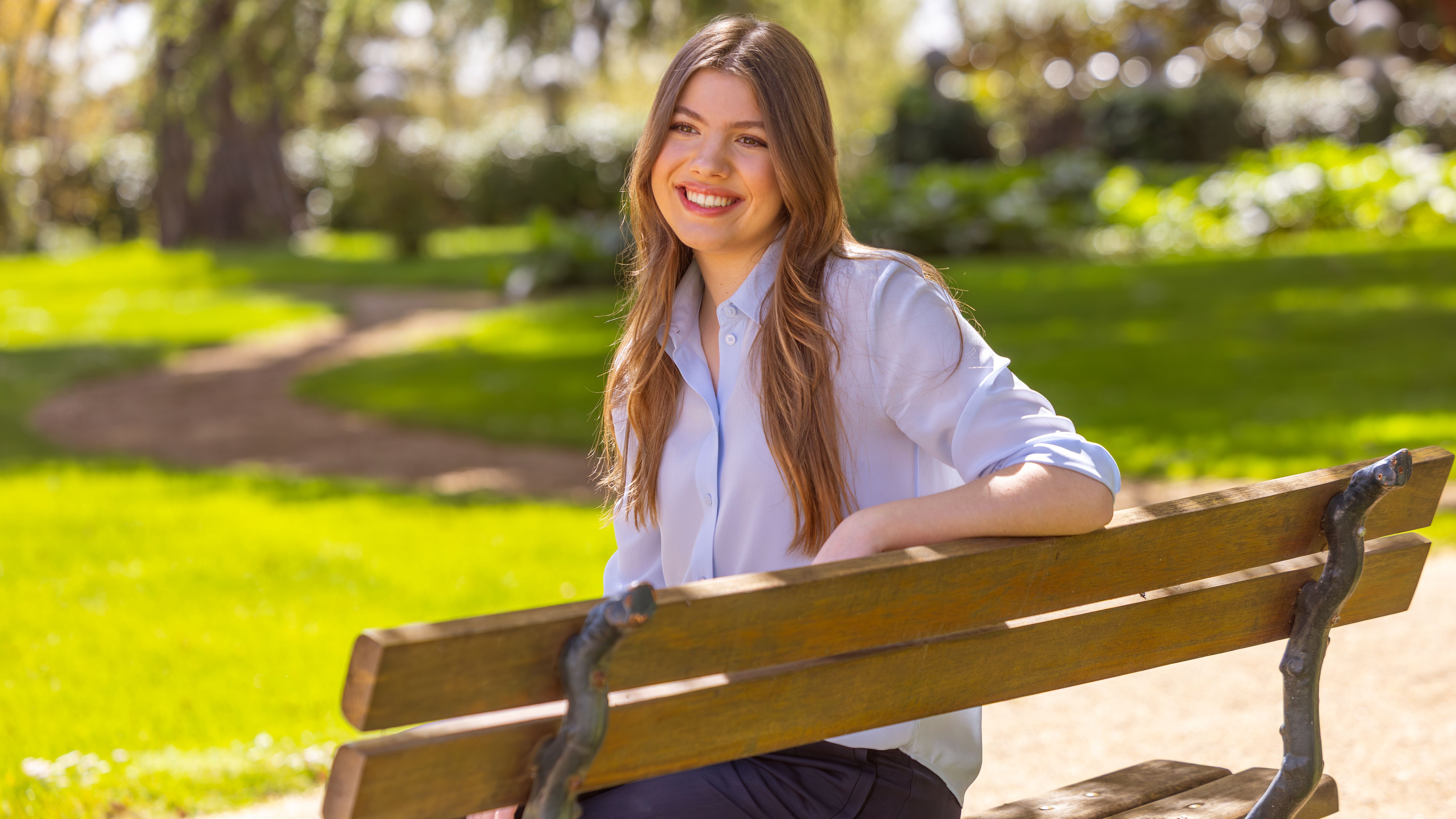 La infanta Sofía en su posado por su 18º cumpleaños