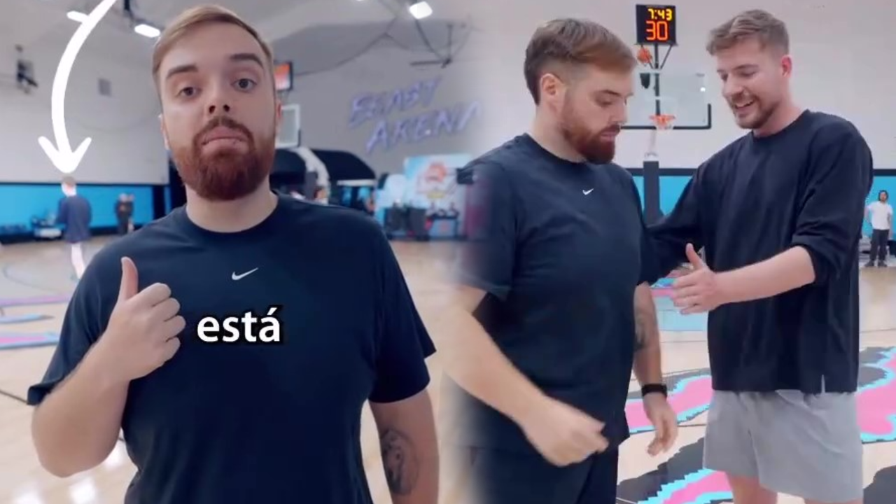 MrBeast reacciona al cambio físico de Ibai después de un año