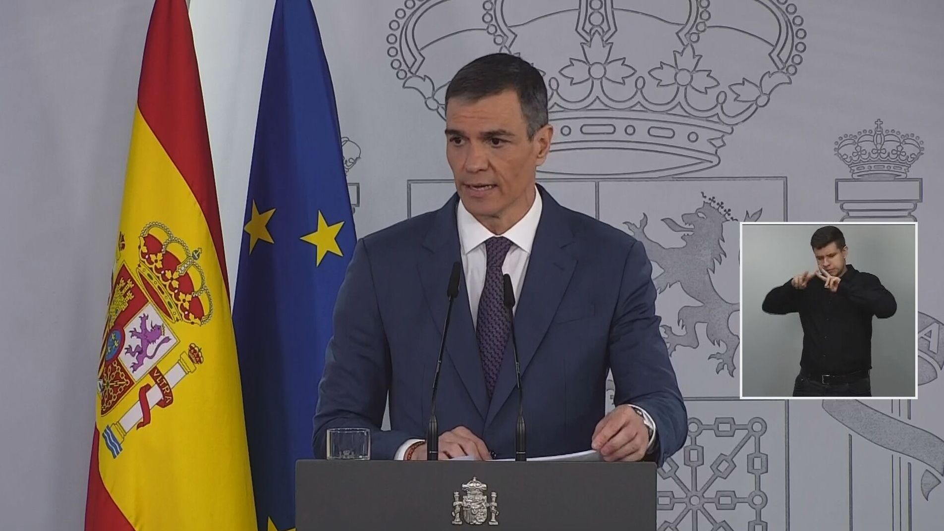 Sigue en directo la comparecencia de Pedro Sánchez tras el Consejo de Ministros por el apagón