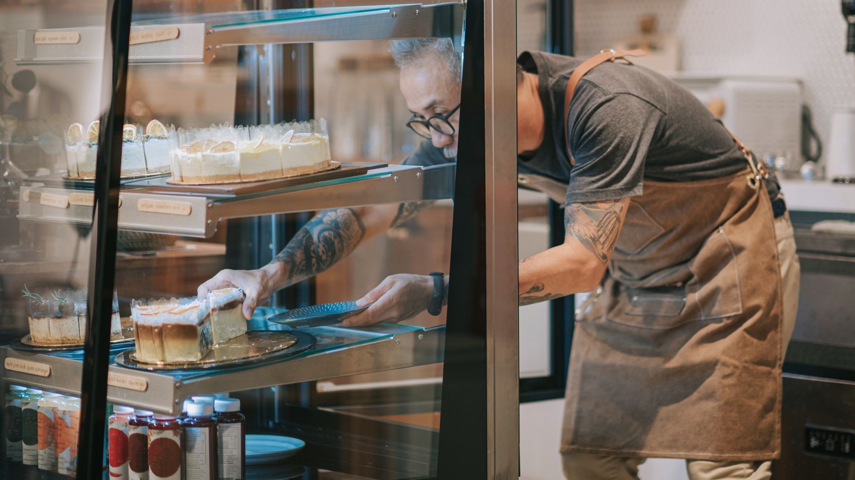 Refrigerador para tartas de una pastelería