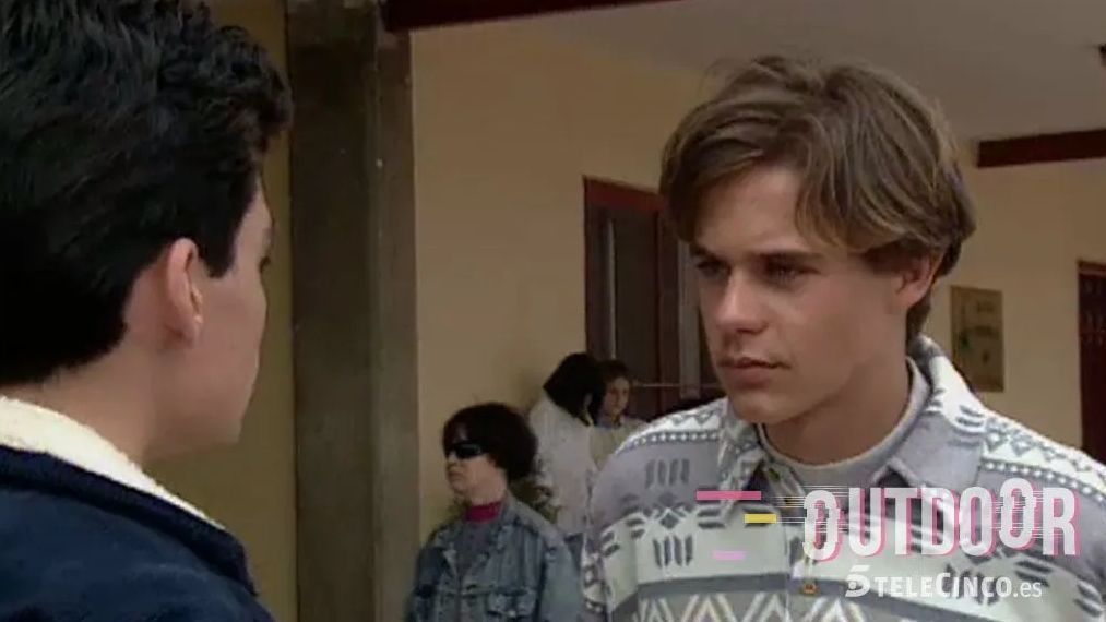 Christian Gálvez de joven