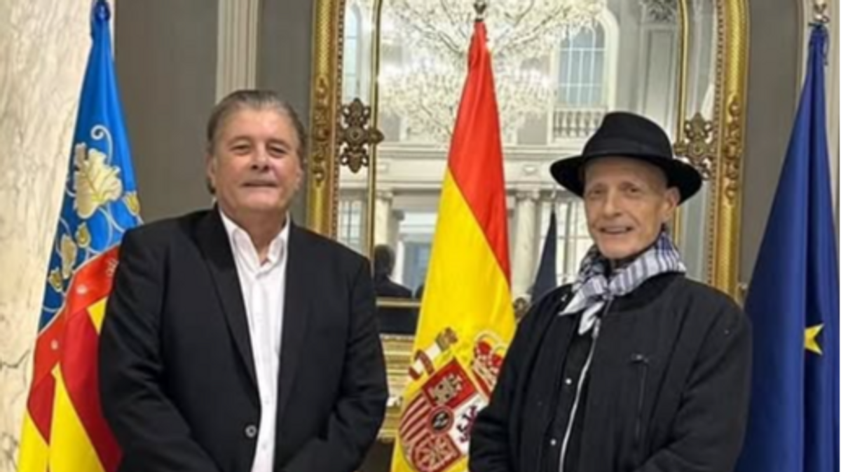 El cantante Francisco junto a su hermano, Juan Ramón