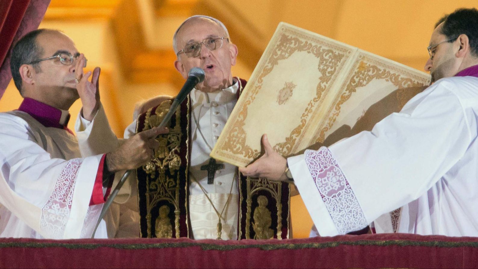 El día de la elección del Papa Francisco, en el año 2013