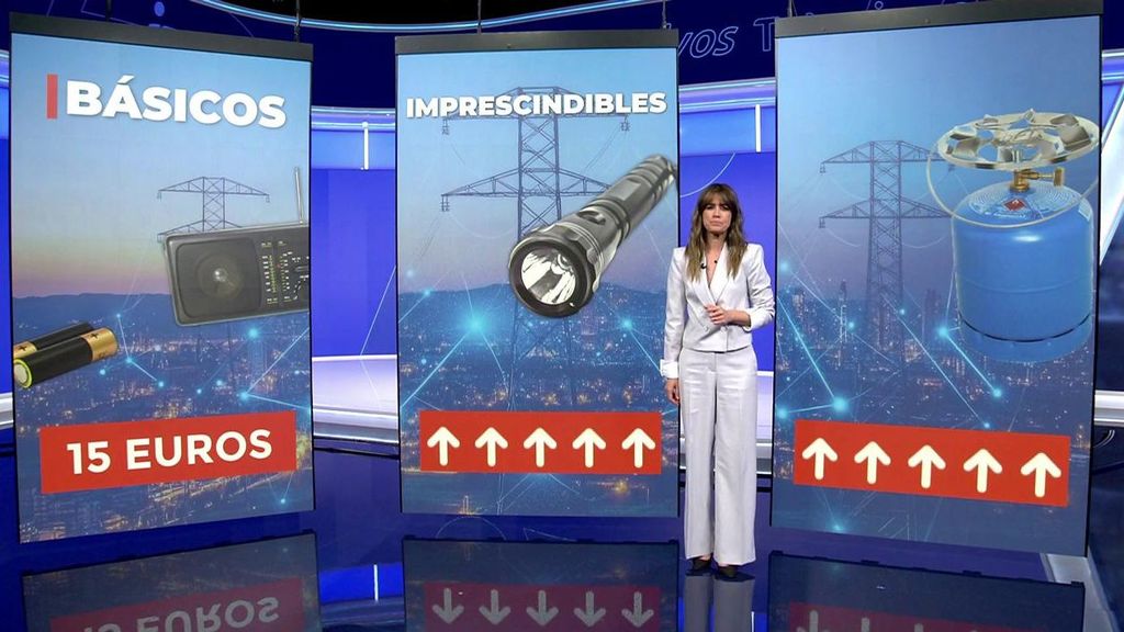 El precio de los materiales del kit de supervivencia sube tras el apagón.