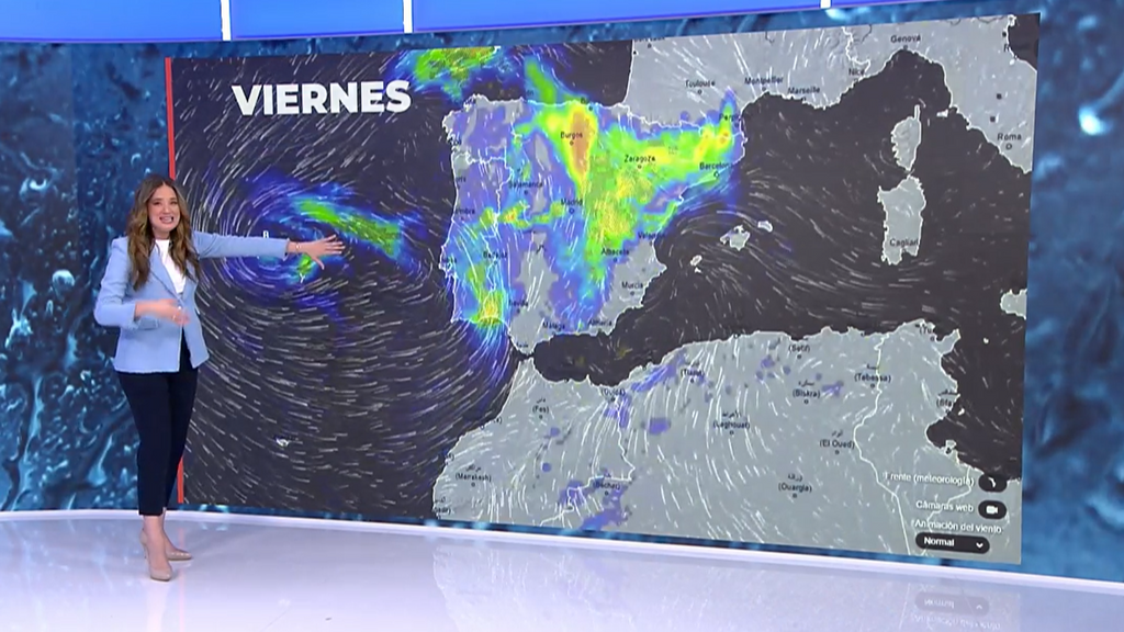 Las primeras precipitaciones llegan este miércoles al oeste peninsular