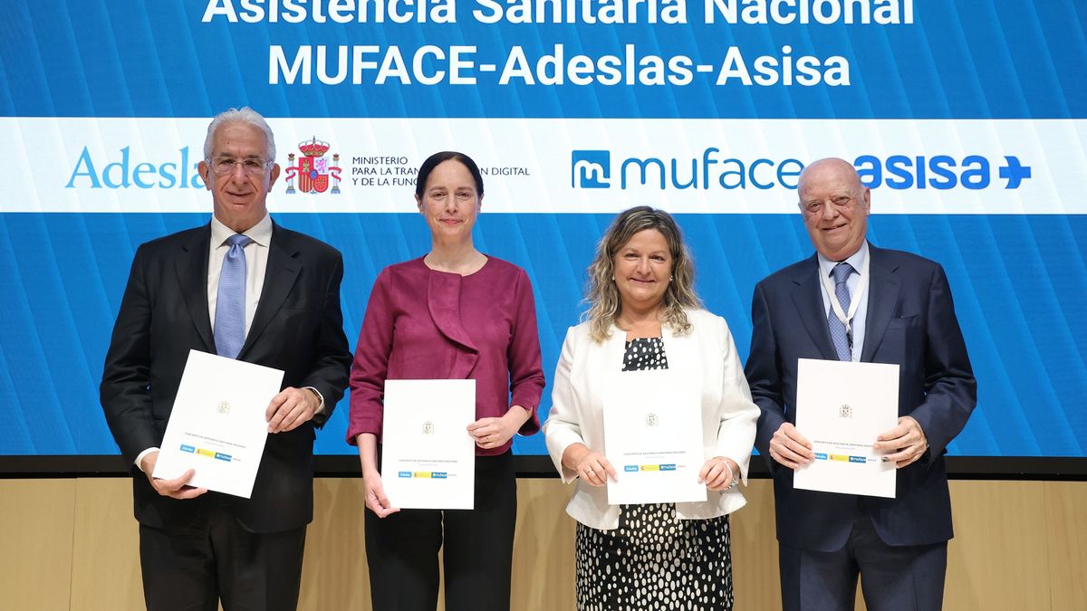 Firma el concierto sanitario entre Muface, Adeslas y Asisa